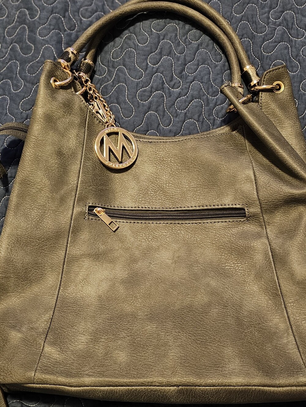 MFK Collection By Mia K. Munshi M Signature Tote Bag